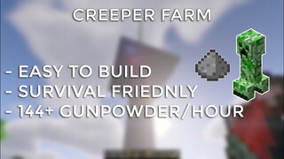 How to Make Creeper Farm in Minecraft 1.17 (Working)