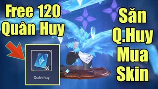 Free đến 120 quân huy review sự kiện mới nhất - Săn quân huy mua skin vô cùng đơn giản