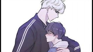 【漫画】白毛小巷捡到一个哭兮兮老婆～