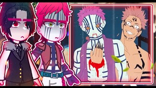 ||UpperMoons+Muzan reacting to SUKUNA IN DEMON SLAYER|| \\🇧🇷/🇺🇲// ◆Bielly - Inagaki◆