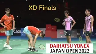 Japan Open 2022 Badminton Final Yuta Watanabe Arisa Hugashino JAPAN vs Dechapol Sapsiree THAILAND
