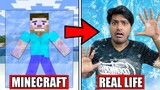 Anything My Brother Does in Minecraft, Happens in REAL LIFE