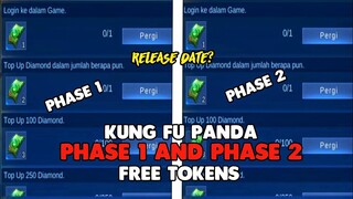 KUNG FU PANDA EVENT PHASE 1 AND PHASE 2 FREE TOKENS RELEASE DATE || MOBILE LEGENDS