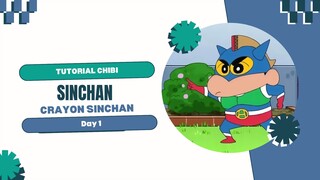 Tutorial Chibi_Sinchan-Crayon Sinchan_Day 1