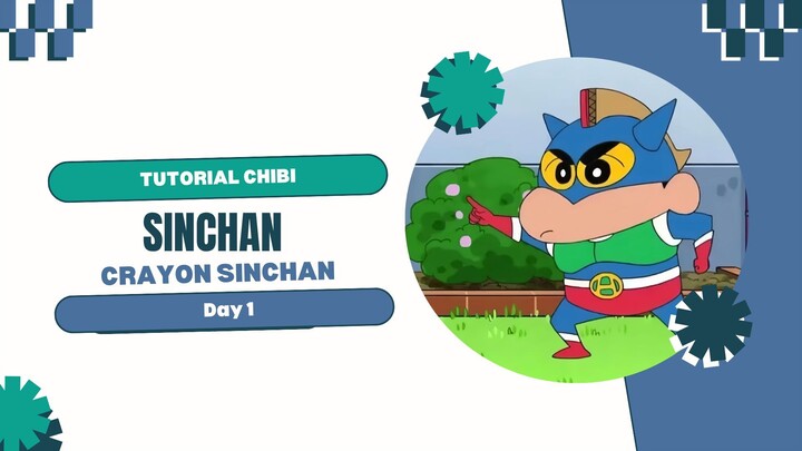 Tutorial Chibi_Sinchan-Crayon Sinchan_Day 1