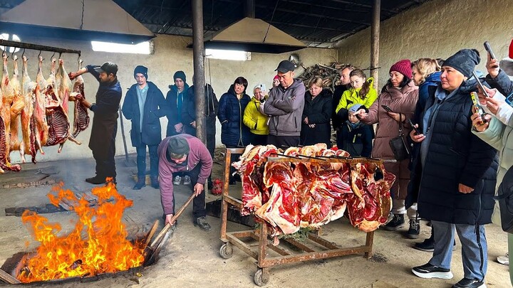 [Uzbek Tandoor-Roasted Lamb and Chicken]