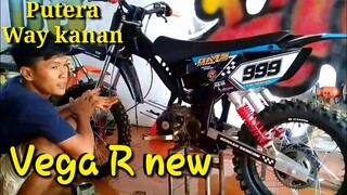 modifikasi Motor bebek jadi trail vega r new juara way kanan rian wae