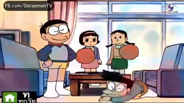 Doraemon ตอน ถุงมือเชียร์ลีดเดอร์เรียกชัยชนะ