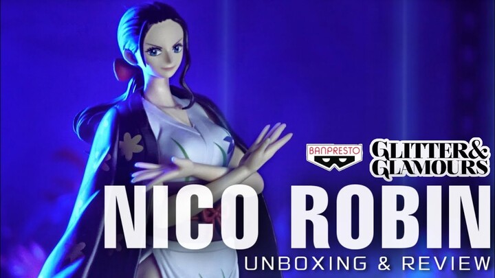 Glitter & Glamours Nico Robin WanoKuni Style II #animefigure #onepiece #unbox