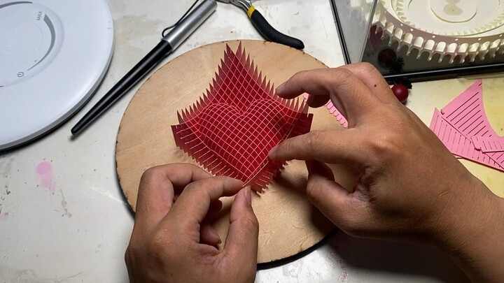 [Thủ công] Ghép hình trái tim 3D bằng giấy tặng bạn gái