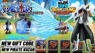 New Gift Code! New Pirate Glacier Kuzan! OPG: Treasure Island Mobile