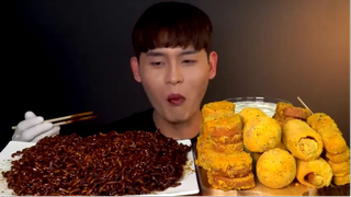 mukbang ngon chàng trai ăn phần 6 #amthuc #monngon