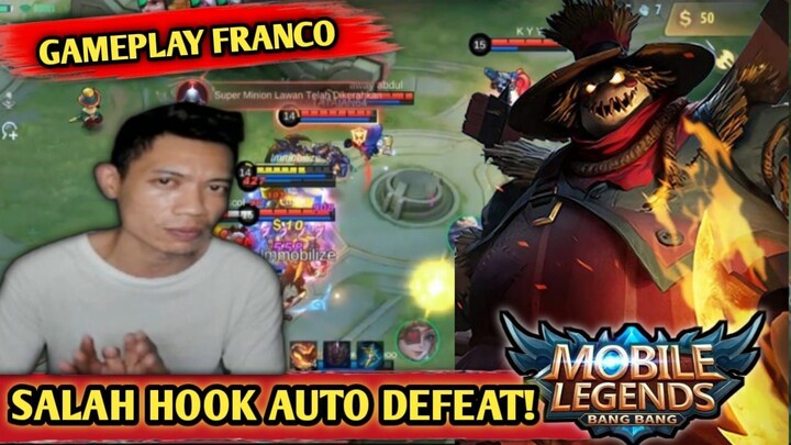 SALAH HOOK'S AUTO DEFEAT! 😱 | Gameplay | Mobile Legends: Bang Bang - mlbb