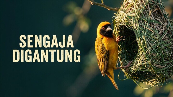 Sarang Manyar Menggantung di Ujung Ranting Tipis, Dan Diduga Itu Cara Menjauhkan Telur dari Pemangsa