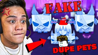 Pet Simulator X - FAKE EXCLUSIVE HUGE GARGOYLE DRAGON KO?! - Roblox