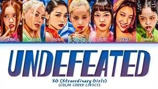 XG X VALORANT 'UNDEFEATED' Lyrics (Color Coded Lyrics)