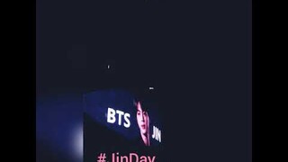 BTS Jin Birthday Greeting in Mall of Asia Arena,MAAX