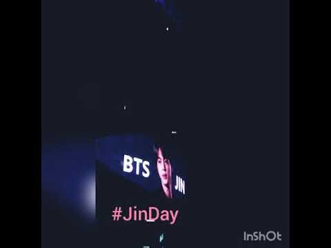 BTS Jin Birthday Greeting in Mall of Asia Arena,MAAX