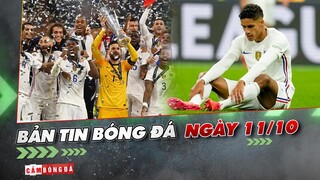 Bản tin Bóng Đá ngày 11/10 | Pháp ngược dòng vô địch Nations League; Man United lo sốt vó vì Varane