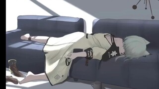 凯尔希睡着了，现在我们可以。。。【明日方舟】（作者：ﾒ-ﾍﾞ）
