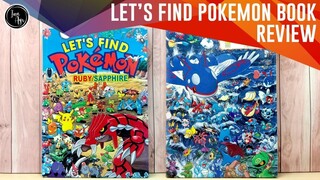 [ REVIEW ] Let's Find Pokemon ポケモン Book Ruby Sapphire Buku Pikachu ピカチュウ Charizard リザードン Mew ミュウ