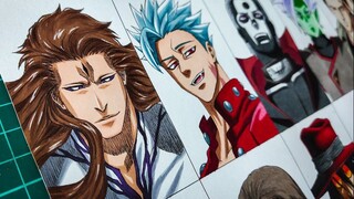 วาดตัวละครอมตะ 10 ตัวในอนิเมะ! [บลีช เทพมรณะx นารูโตะจอมคาถาxวันพีซx....]