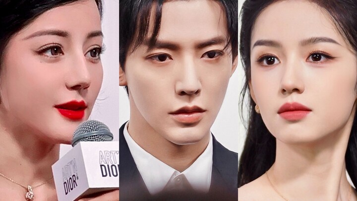 Wajah sempurna di dunia hiburan Tiongkok? Tiga selebriti menghadiri acara yang sama dari Dior! Video