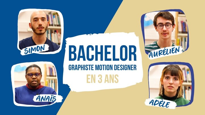 Le Bachelor Graphiste Motion Design à GOBELINS