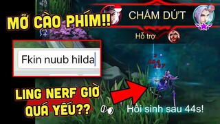 MLBB | LING CUỐI MÙA 17 BỊ NERF QUÁ YẾU? GÁNH ĐỒNG ĐỘI KO NỔI NÊN CÀO PHÍM LUÔN?! | Tốp Mỡ Gaming