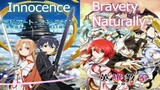 [Mashup] Innocence X Bravery? Naturally? | Sword Art Online X Eiyuu Kyoushitsu Full Ver