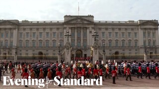 Queen's coffin passes Buckingham Palace for final time