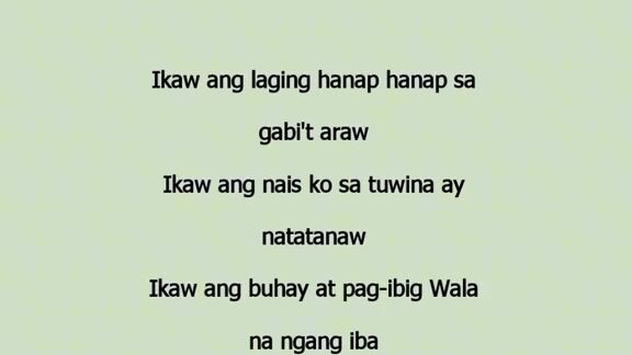 sa akin puso