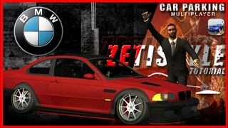 HOW TO MAKE BMW M3 GTR REALISTIC BUILD | Car Parking Multiplayer | New Update 4.7.2 | zeti