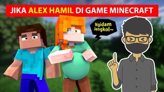 ANIMASI LUCU ALEX HAMIL DI GAME MINECRAFT