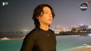 [BANGTAN BOMB] Jung Kook Unwinds in Qatar - BTS (방탄소년단)