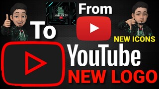 YOUTUBE NEW LOGO | NEW LINE-ART ICONS | COMING TO ANDROID