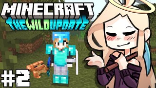 SURVIE 1.19 : Je RENCONTRE des GRENOUILLES !! Ep 2 ( WILD UPDATE Minecraft 2022)