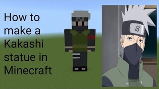 How to make a Kakashi statue in Minecraft