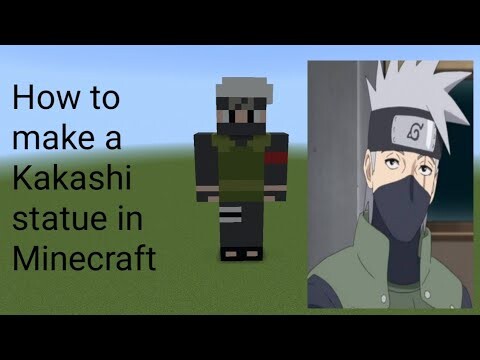 How to make a Kakashi statue in Minecraft