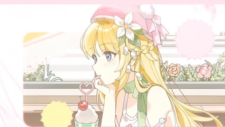 【Sweet Double】ครีมโซดาและโคมไฟมงกุฏ/คริームソーダとしャンデリア💗ส้มเยี่ยมมาก