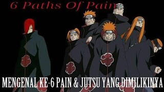 MENGENAL KE-6 PAIN DAN JUTSU YANG DIMILIKINYA