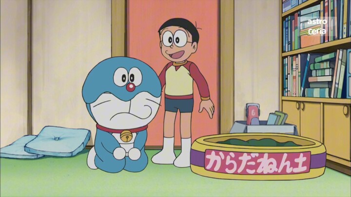 Doraemon Episode 318 - Badan Berotot Dari Tanah Liat (Bahasa Melayu)