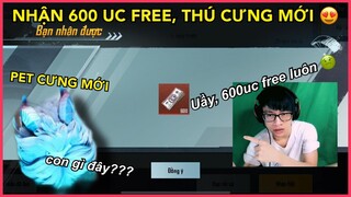 NHẬN 600 UC FREE DỄ DÀNG? THÚ CƯNG MỚI NHƯ CỤC BÔNG CỰC KỲ DỄ THƯƠNG || PUBG MOBILE