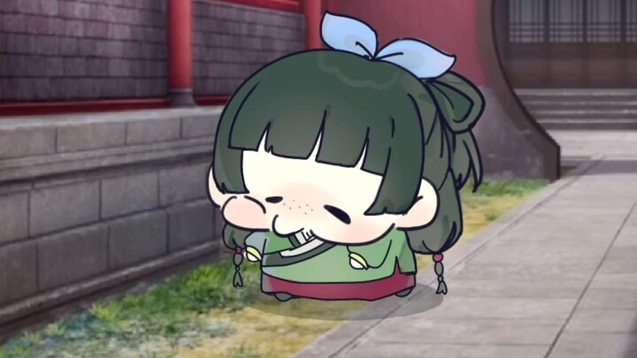 The cat is happily testing the poison...