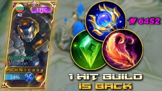 JOHNSON MAGE 1 HIT BUILD IS BACK | NEW SEASON META | BEST BUILD AND EMBLEM S26 | MOBILE LEGENDS