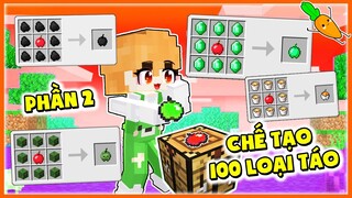 Kamui Thử Thách 24h Chế Tạo 100 Loại Táo Siêu Hiếm Trong Minecraft PHẦN 2