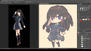 1448 - Takina Inoue / Lycoris Recoil / #LycorisRecoil / Color 3-5