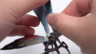 A new generation of domestic light! Haiya Toys Mothra King of Monsters Godzilla Monster Toy Unboxing