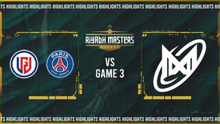 Game 3 Highlights: PSG.LGD vs Nigma Galaxy | BO3 | Riyadh Masters 2022 Quarter-Finals