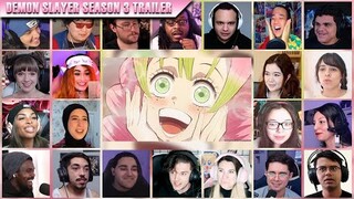 Demon Slayer Season 3 Trailer Reaction Mashup | 鬼滅の刃